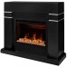 RealFlame Электрокамин Lindelse 26 BL черныйM черный с очагом 3D Helios 26 SBG