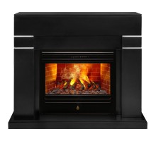 RealFlame Электрокамин Lindelse 26 BL черныйM черный с очагом 3D Novara