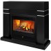 RealFlame Электрокамин Lindelse 26 BL черныйM черный с очагом 3D Novara