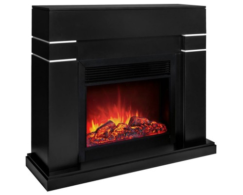 RealFlame Электрокамин Lindelse 26 BL черныйM черный с очагом Moonblaze