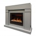 RealFlame Электрокамин Lindelse 26 GR серый, графит c очагом 3D Helios 26 SBG