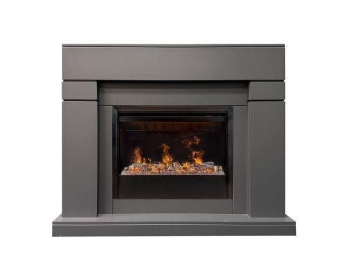 RealFlame Электрокамин Lindelse 26 GR серый, графит c очагом 3D Helios 26 SBG