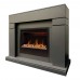 RealFlame Электрокамин Lindelse 26 GR серый, графит c очагом 3D Helios 26 SBG