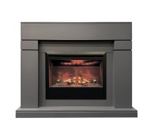 RealFlame Электрокамин Lindelse 26 GR серый, графит c очагом 3D Helios 26