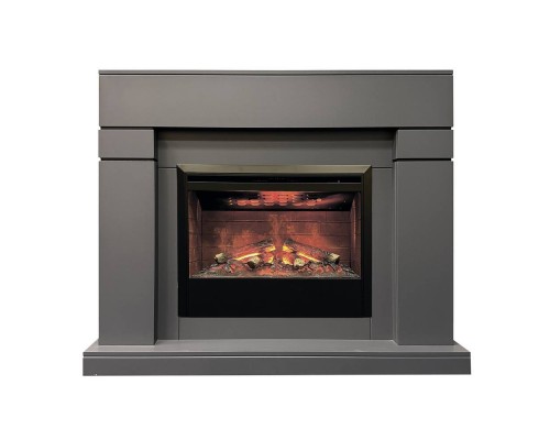 RealFlame Электрокамин Lindelse 26 GR серый, графит c очагом 3D Helios 26
