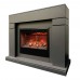 RealFlame Электрокамин Lindelse 26 GR серый, графит c очагом 3D Helios 26