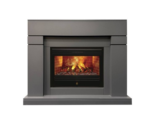 RealFlame Электрокамин Lindelse 26 GR серый, графит c очагом 3D Novara