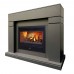RealFlame Электрокамин Lindelse 26 GR серый, графит c очагом 3D Novara