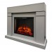 RealFlame Электрокамин Lindelse 26 GR серый, графит c очагом Epsilon 26 S IR