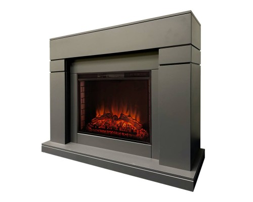 RealFlame Электрокамин Lindelse 26 GR серый, графит c очагом Epsilon 26