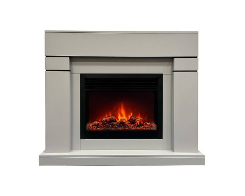 RealFlame Электрокамин Lindelse 26 GR серый, графит c очагом Moonblaze Black