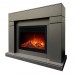 RealFlame Электрокамин Lindelse 26 GR серый, графит c очагом Moonblaze Black