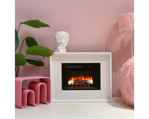RealFlame Электрокамин Loretto WT с очагом Mirage 25