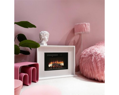 RealFlame Электрокамин Loretto WT с очагом Mirage 25