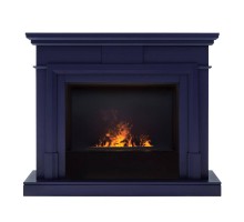 RealFlame Электрокамин Marco 25,5/26 NB индиго с очагом 3D Cassette 630 Black Panel
