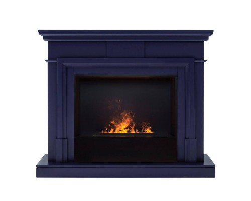 RealFlame Электрокамин Marco 25,5/26 NB индиго с очагом 3D Cassette 630 Black Panel