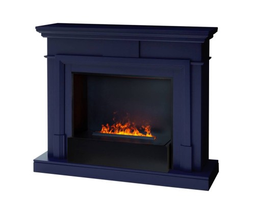 RealFlame Электрокамин Marco 25,5/26 NB индиго с очагом 3D Cassette 630 Black Panel