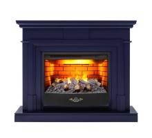 RealFlame Электрокамин Marco 25,5/26 NB индиго с очагом 3D Firestar 25,5
