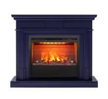 RealFlame Электрокамин Marco 25,5/26 NB индиго с очагом 3D Helios 26