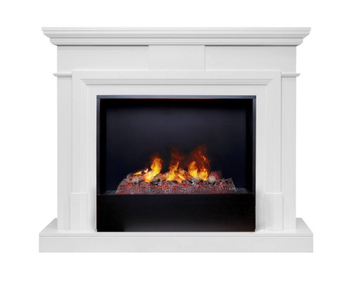 RealFlame Электрокамин Marco 25,5/26 WT белый с очагом 3D Cassette 630