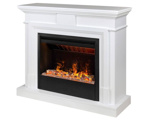 RealFlame Электрокамин Marco 25,5/26 WT белый с очагом 3D Helios 26 SBG