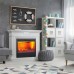 RealFlame Электрокамин Marco 25,5/26 WT белый с очагом 3D Helios 26