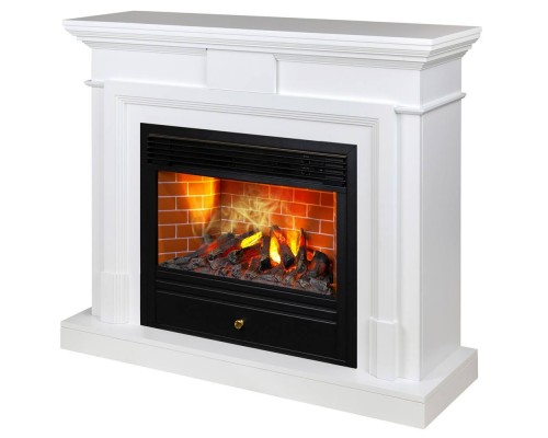 RealFlame Электрокамин Marco 25,5/26 WT белый с очагом 3D Novara