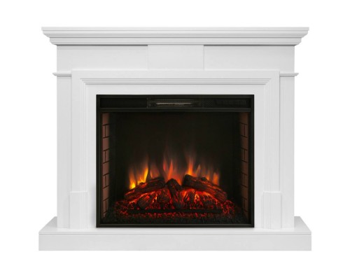 RealFlame Электрокамин Marco 25,5/26 WT белый с очагом Epsilon 26 S IR