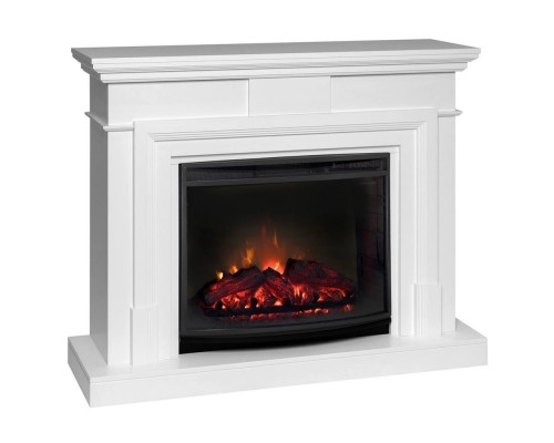 RealFlame Электрокамин Marco 25,5/26 WT белый с очагом Evrika 25,5 LED