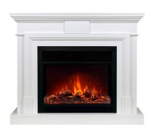 RealFlame Электрокамин Marco 25,5/26 WT белый с очагом Moonblaze Black