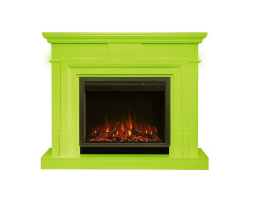 RealFlame Электрокамин Marco 25,5/26 лайм c очагом Saphir 25,5