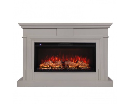 RealFlame Электрокамин Marco 36 GR платиновый c очагом Flash 36