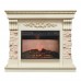 RealFlame Электрокамин Marseilles Luxe 24 WT белый дуб с золотой патиной с очагом Irvine 24