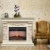 RealFlame Электрокамин Marseilles Luxe 24 WT белый дуб с золотой патиной с очагом Irvine 24