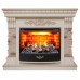 RealFlame Электрокамин Marseilles WT белый дуб с золотой патиной с очагом 3D Firestar 25,5