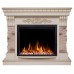 RealFlame Электрокамин Marseilles WT белый дуб с золотой патиной с очагом Saphir 25,5