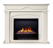 RealFlame Электрокамин Mirra 26 WT пастельно-белый с очагом 3D Cassette 630