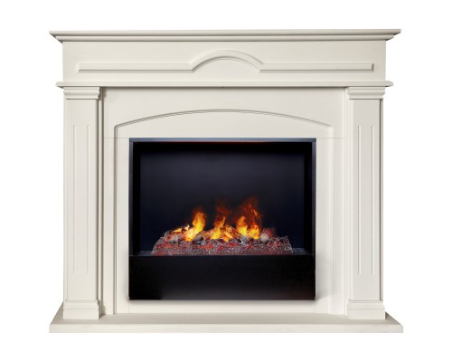RealFlame Электрокамин Mirra 26 WT пастельно-белый с очагом 3D Cassette 630