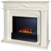 RealFlame Электрокамин Mirra 26 WT пастельно-белый с очагом 3D Cassette 630 Black Panel