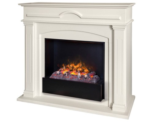 RealFlame Электрокамин Mirra 26 WT пастельно-белый с очагом 3D Cassette 630