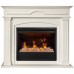 RealFlame Электрокамин Mirra 26 WT пастельно-белый с очагом 3D Helios 26 SBG