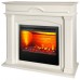 RealFlame Электрокамин Mirra 26 WT пастельно-белый с очагом 3D Helios 26