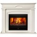 RealFlame Электрокамин Mirra 26 WT пастельно-белый с очагом 3D Novara