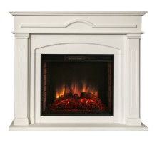 RealFlame Электрокамин Mirra 26 WT пастельно-белый с очагом Epsilon 26 S IR