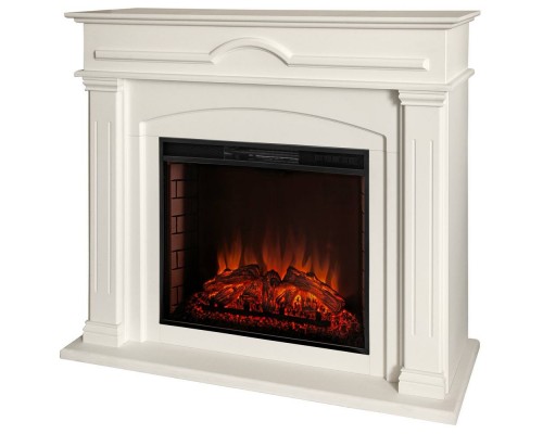 RealFlame Электрокамин Mirra 26 WT пастельно-белый с очагом Epsilon 26 S IR