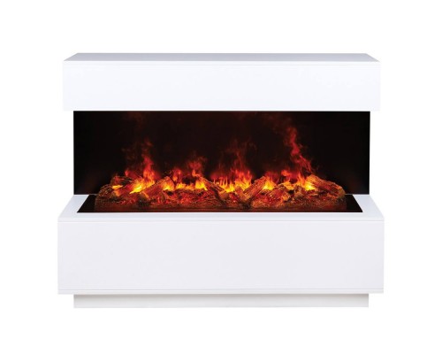 RealFlame Электрокамин Modern CST1000 WT белый с очагом 3D Cassette 1000