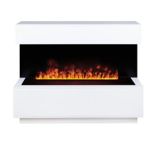 RealFlame Электрокамин Modern CST1000 WT белый с очагом 3D Cassette 1000 Black Panel