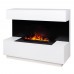 RealFlame Электрокамин Modern CST630 WT белый с очагом 3D Cassette 630 Black Panel