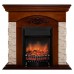 RealFlame Электрокамин Neapolis NT орех с очагом Fobos Lux Black RC
