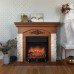 RealFlame Электрокамин Neapolis NT орех с очагом Fobos Lux Black RC